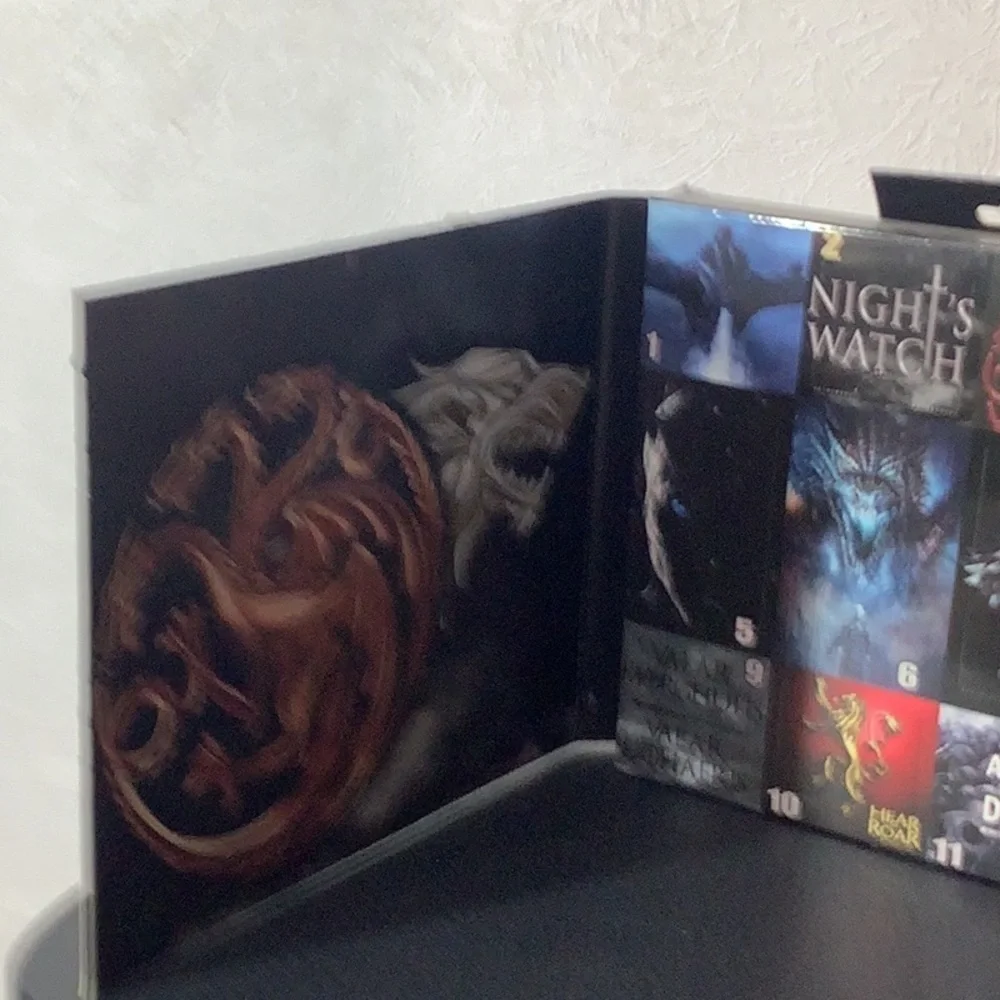 HBO Game of Thrones NEW - Shoe size 6-12 - 12 day Sock Surprise box - open doors